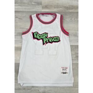 Will Smith Fresh Prince Basketball Jersey Headgear Classics Mens Size Small